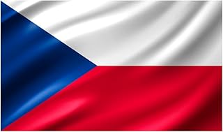 Czech Republic Flag, Flag 90 cm x 150 cm, Large Flag with Pole Loop and Laces for Fastening, Lightweight Flag, Flag for Sports, Football, Buildings (Czech Republic 1pc)