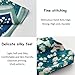 Pemilosci Fashion Hair Scarf for Women Soft Silk Feeling Head Scarves Head Wrap Square Bandanas 21 x 21 inches (P14 Blossoms)