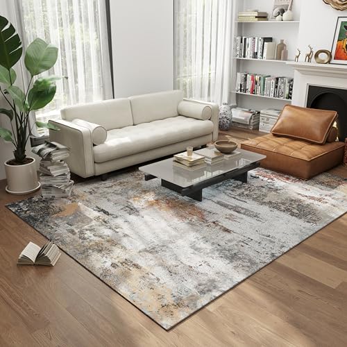 Chicnix Teppich Wohnzimmer, Großer Teppich 160x230 Waschbar Kurzflor rutschfest Weich… – Ansicht 2