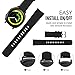 MoKo 20mm Universal Watch Band, Soft Silicone Adjustable Strap Fit Samsung Gear Sport/Galaxy Watch 3 41mm/Galaxy Watch Active/Active 2/Galaxy Watch 42mm/Gear S2 Classic/Vivoactive 3,Multi Colors