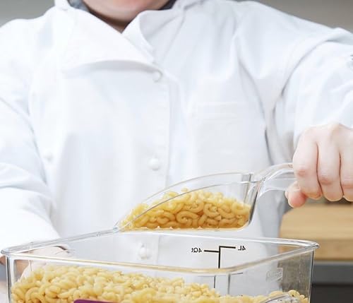 Miniatura 4 de Soro Essentials - Juego de 2 cucharas de hielo de policarbonato de 6 onzas de color transparente - Cucharas para palas de hielo, cucharas de cocina,