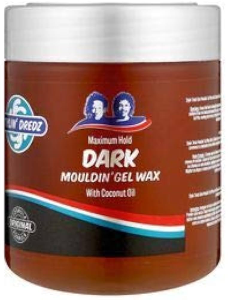 Styliin Dredz Dark Mouldin' Gel Wax Coconut Oil 500 ml PACK OF 2