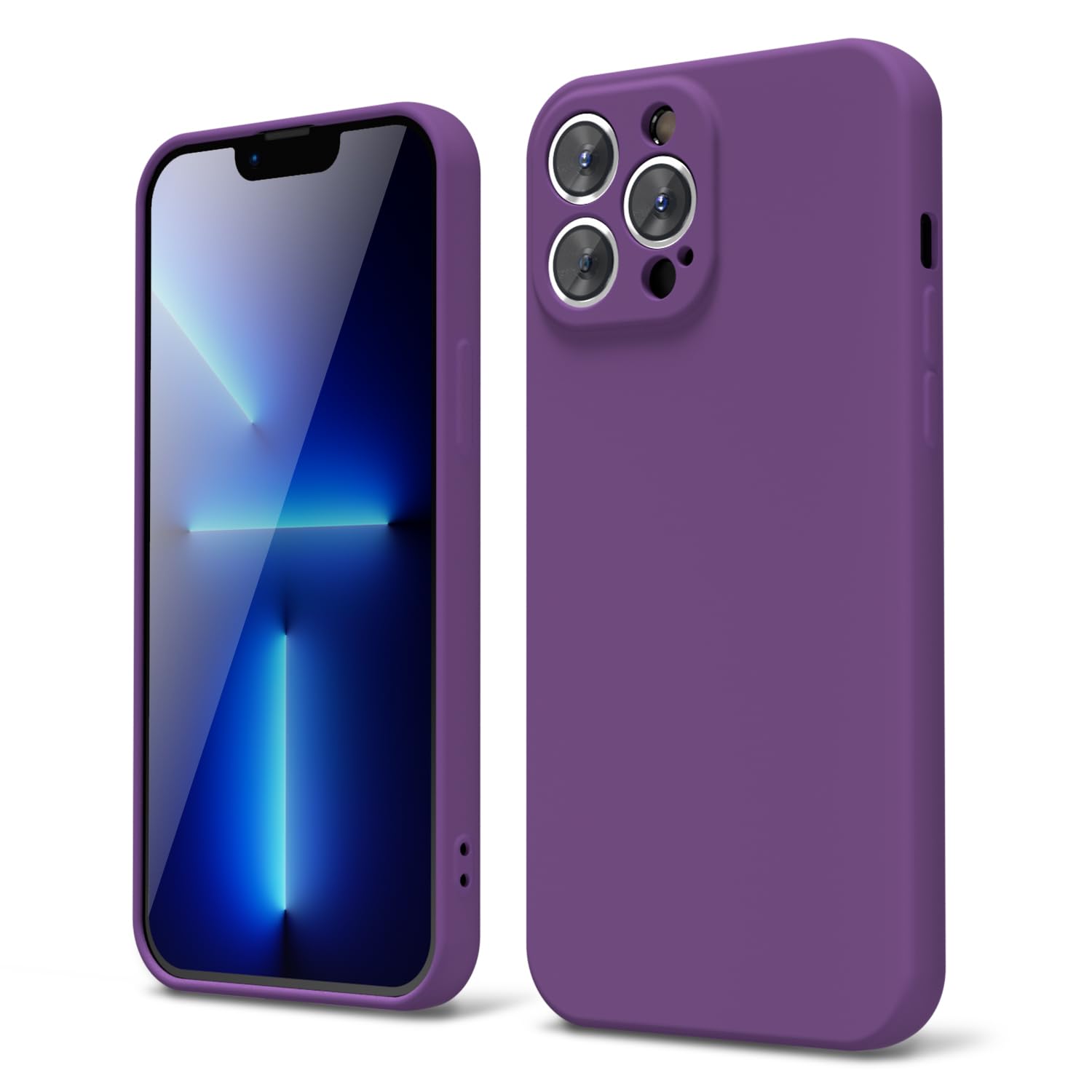 oakxco for iPhone 16 Pro Max Case Liquid Silicone, Soft Rubber Gel Elegant Aesthetic Basic Simple Cover, Cute Thin Slim TPU Matte Solid Color Plain Smooth Case for Women Girl, Light Pink — view 506