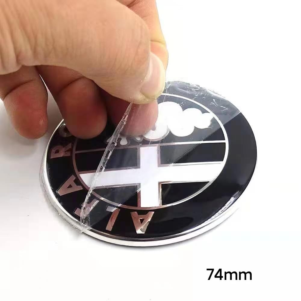 Badge Logo Per Alfa Romeo 159 2005-2011 - Emblema 3D ABS Per Cofano E Bagagliaio, Decorazione Auto