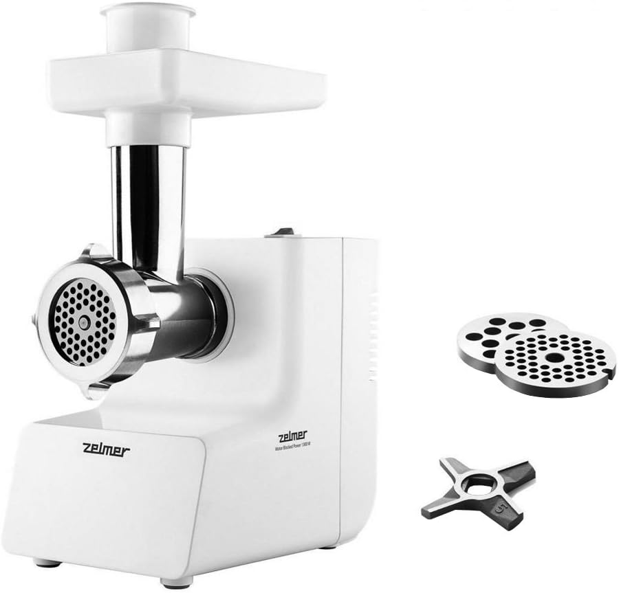Zelmer ZMM3851W Electric Meat Mincer & Sausage Maker (687.5)