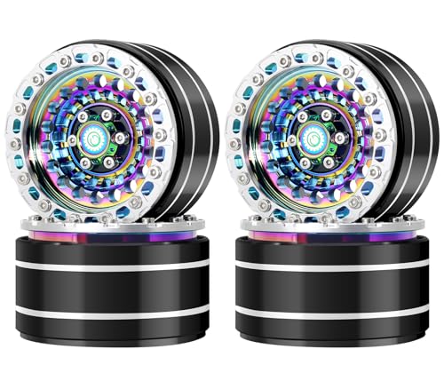 Roues OGRC 1.9 Beadlock argenté pour éviter le déjantage en crawler