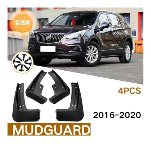 Guardabarros delanteros y traseros para Buick Envision modelos 2016 a 2020 6