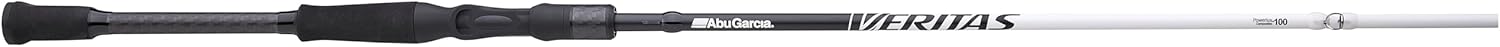 Abu Garcia Veritas Casting BFS Fishing Rod, Balanced and Lightweight Rod, Powerlux 100 Construction, Custom Ergonomic Reel Seat