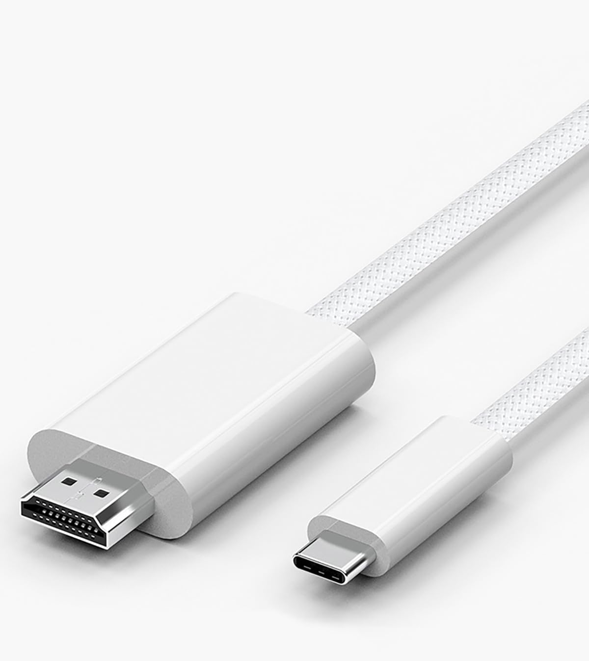 Apple USB-C to HDMI 4K@60Hz Nylon Braided Cable for iPhone 15 MacBook Pro Air iPad Pro, USB 3.1 Type C Digital AV HDMI 2.0 Cord Compatible with