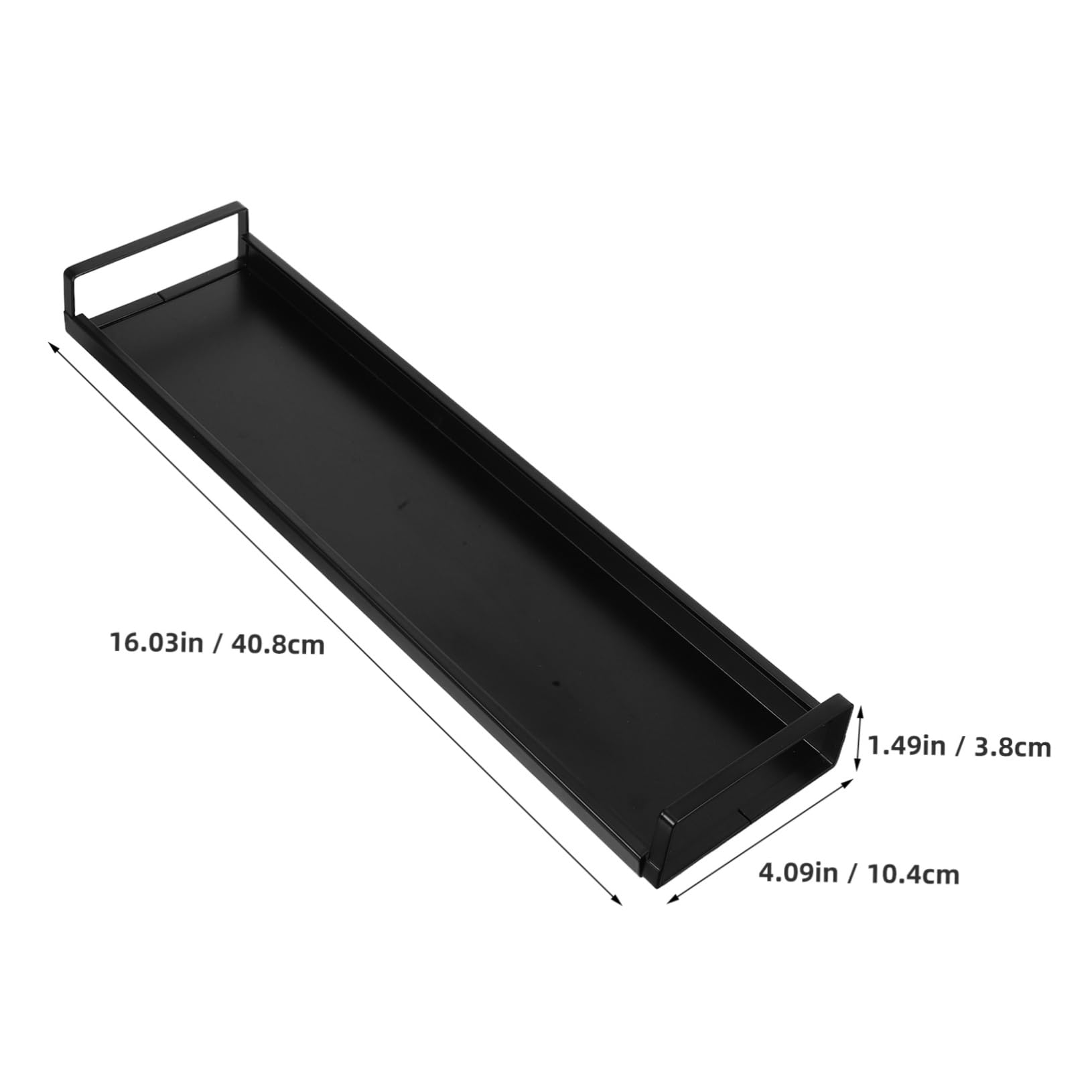Herd Top Gewürz Rack Küche Gewürz Regal Ofen Gewürz Organizer Regal Eisen Schwarz