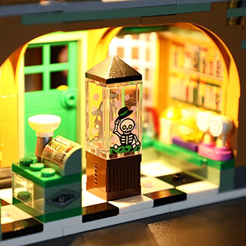 BRIKSMAX Led Beleuchtungsset für Lego Harry Potter Hogsmeade Spielzeug - Compatible with Lego 76388 Bausteinen Modell - Ohne Lego Set – Bild 6