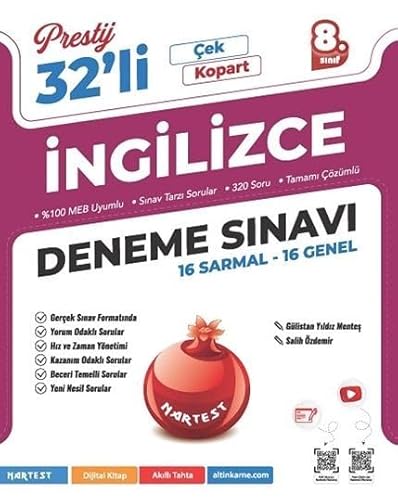 8. Sınıf Prestij İngilizce 32'li Deneme Sınavı