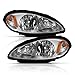 ANZO (111472) 2001-2005 Chrysler Pt Cruiser Crystal Headlight Chrome Amber (OE)