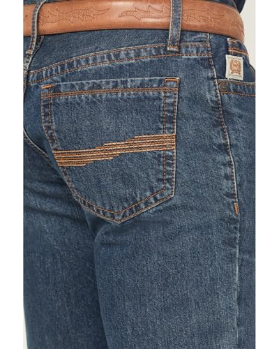 Cinch Men's Ian Dark Wash Slim Bootcut Rigid Denim Jeans - MB31436001 32W x 30L US4