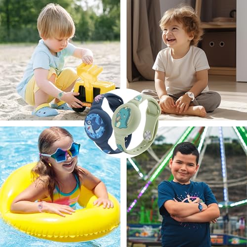 Carcasa AirTag resistente al agua pack de 2 fundas protectoras infantiles 3