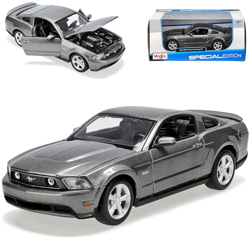 Generisch Ford*Mustang GT 2011 Coupe Grau 1/24 Modellauto Modell Auto