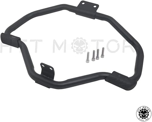 Miniatura 3 de HTT Group barra protectora frontal para motocicletas, color negro mate. Apta para Harley Davidson de 2005-2016, Iron 883 XL883N XL1200N XL1200L 48