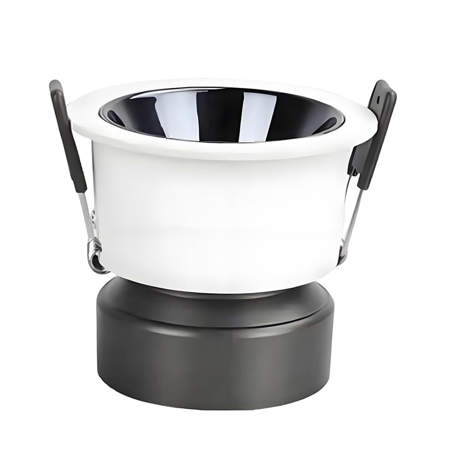 Foco de aluminio redondo 5W con óptica antideslumbrante profunda regulable 8
