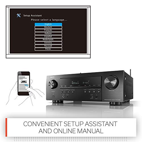 (220v) Denon AVR-S750H Receiver 7.2CH Dolby Atmos, DTS: Suporte X