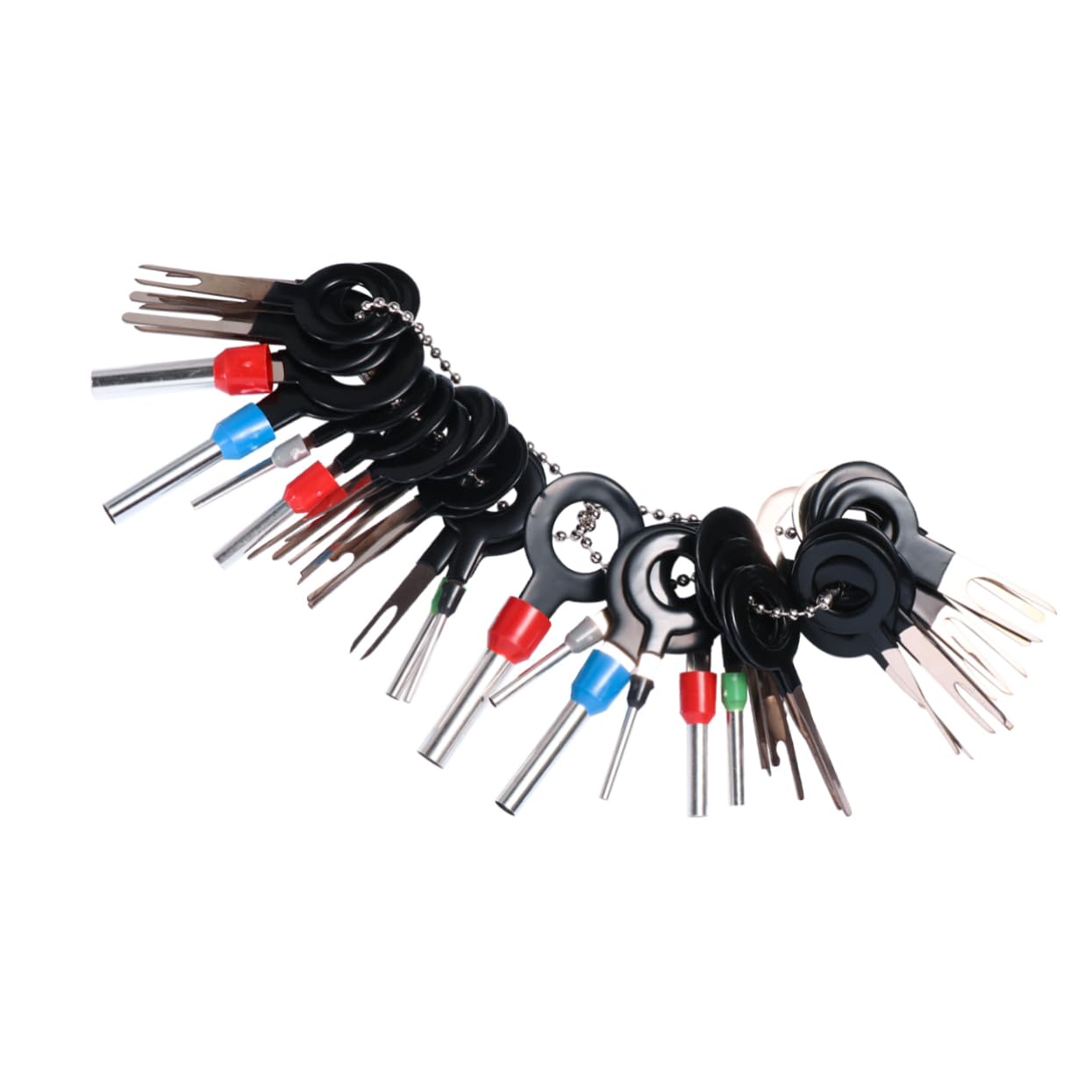 Holibanna 39Pcs Tool Connector Pin Release Puller for Terminal Durable Electrical Pin Tools for Wiring Harness and Household Appliances Repair