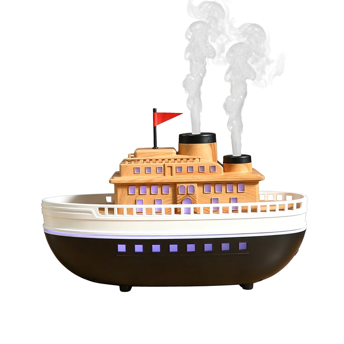 Essential Oil Diffuser for Home, 300ML Ultrasonic Aromatherapy Humidifier with Colorful LED Lights, 2H/4H Timer, 2 Mist Mode, Cruise Ship Cool Mist Diffuser for Bedroom Office Living Room