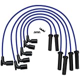 109110 High Performance Low Resistance Spark Plug Wire New for Buick Lucerne Chevy Impala Malibu Monte Carlo Pontiac G6 Saturn Aura Relay Replace# 9746SS 19297033（Set of 6）