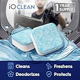 iO CLEAN Washing Machine Cleaner Descaler Tablets, 24 Count (1 Year Supply) – Deep Clean Washer Cleaner Tablets for HE Front Load & Top Load – Unscented Washing Machine Descaler for Odor Control - Image 7