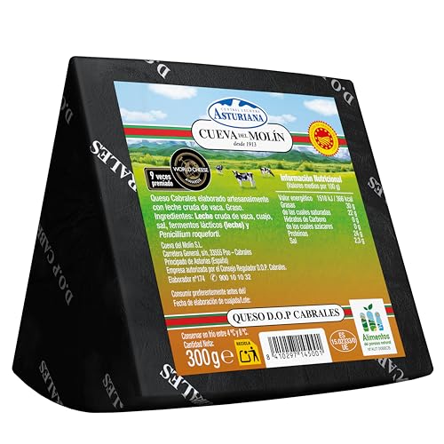 Queso D.O.P Cabrales Cueva del Molín Central Lechera Asturiana 300g