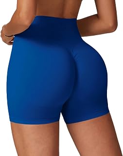 Qmttoae Impact Nahtlose Shorts, 11,4 cm, Scrunch Butt Lifting, Fitness-Shorts für Damen, Booty-Shorts, Workout-Shorts, Bauchkontrolle, Radler-Shorts, Yoga