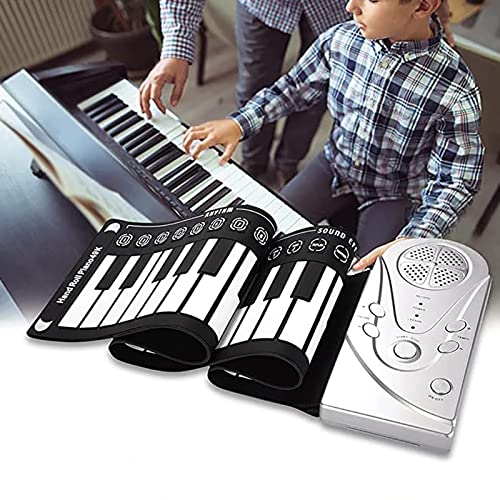SUFUBAI Piano pliable à 49 touches, multifonction, flexible, enroulable, portable, électronique, en silicone, pour… - Les Beatles, Paul McCartney, John Lennon, RIngo Starr, George Harrison SUFUBAI Piano pliable à 49 touches, multifonction, flexible, enroulable, portable, électronique, en silicone, pour… – Image 7