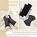 Justay Women Winter Warm Knit Fingerless Gloves Hand Crochet Thumbhole Arm Warmers Mittens