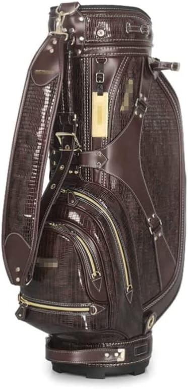 Waterproof Golf Cart Bag for Men Women 5 Dividers Top Clubs Organizer Lightweight Golf Bag with Strap and Non-Slip Bottom