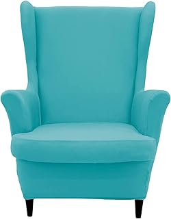 Stretch Wingback Chair Cover 2-Piece