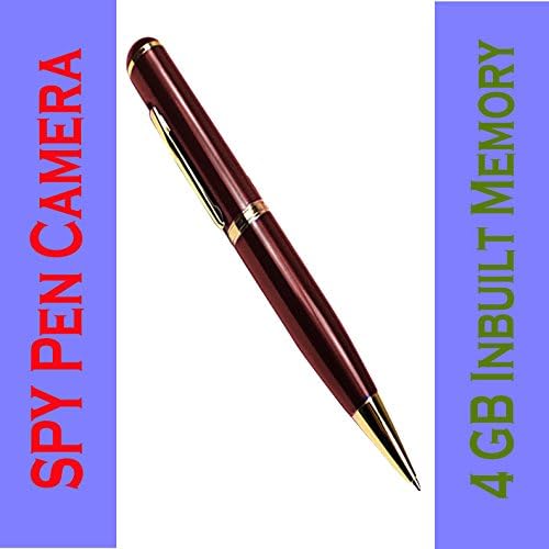 PANSIM Hidden Pen Camera (RED) with Genuine Inbuilt 4 GB Memory