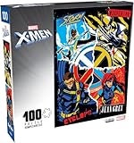 Buffalo Games - Marvel - X-Men - 100 Piece Jigsaw Puzzle for Families -Challenging Puzzle Perfect for Game Nights - Finished Size is 15.00 x 11.00