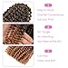 Marlybob Crochet Hair 8 Inch Passion Twist Hair Curly Braiding Hair Crochet Braids Hair Afro Kinky-Curly Crochet Hair Curly Crochet Hair For Black Women(8 Inch, 1B/27 6 Bundles Marlybob)