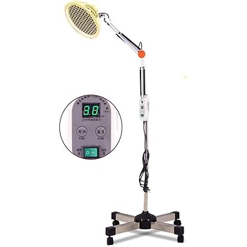 Infrarotlampe Warmelampe 300w Tdp Hitze Lampe Elektromagnetisch Therapie Licht Physiotherapie Fussboden Stand Medizinisch Muskel Schmerzen Schmerzen Linderung Mit 4 Rader Amazon De Beleuchtung