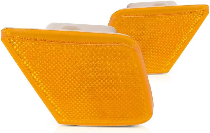 CarLights360 For Jeep Liberty Front Marker Light 2005 2006 2007 Pair Driver and Passenger Side | CAPA | CH2550123C