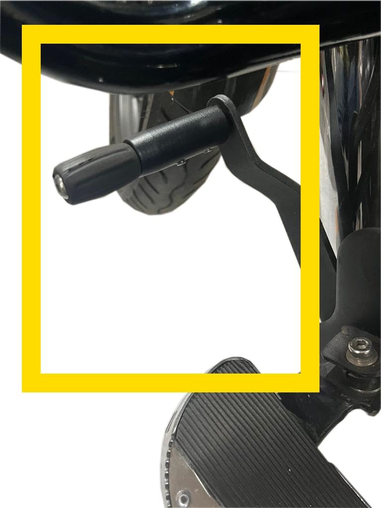 Toe Shifter Extender/Gear Lever Extender for Royal Enfield Super Meteor 650/ High Grade Steel/Black