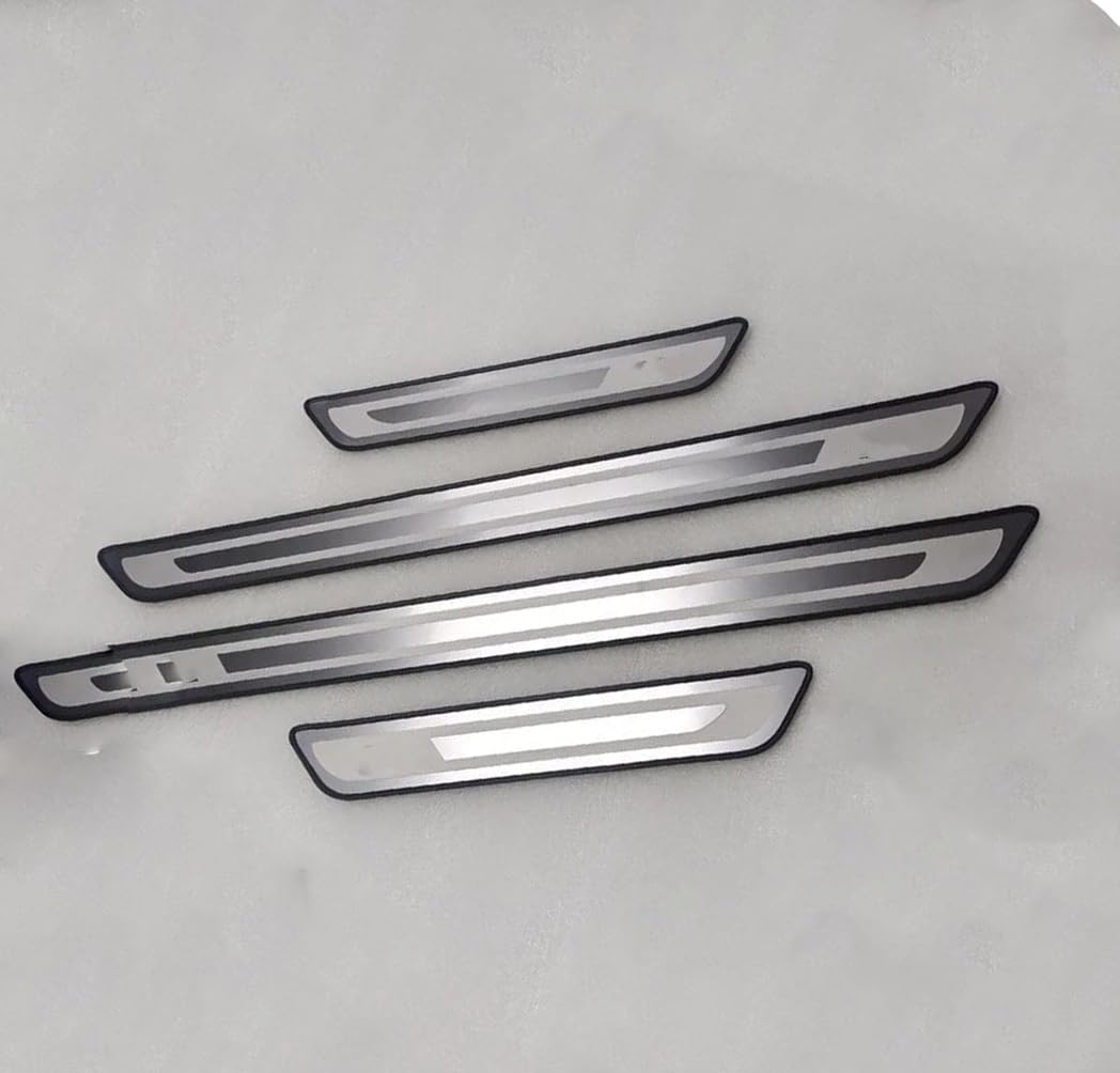 4-tlg. Edelstahl Einstiegsleisten Für Dacia Bigster SUV 2025 - Kratzschutz Blau