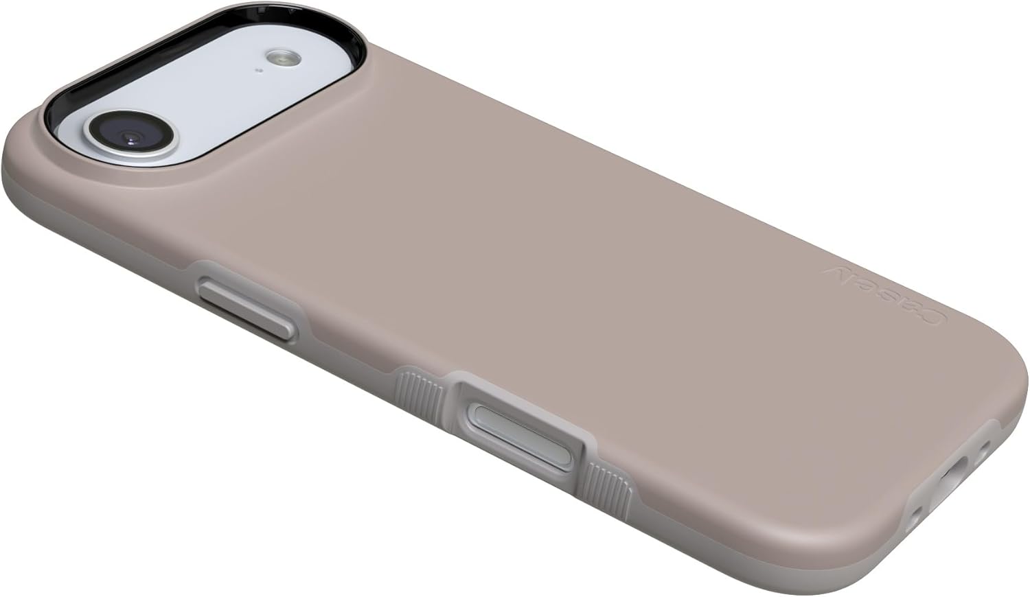 Casely iPhone 17 Air Case | Taupe on Nude | Calm Beige | Bold Protective Design | Compatible with MagSafe