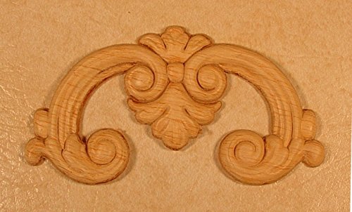 EMBOSSED WOOD APPLIQUE/ONLAY # 622 5 7/8 X 3 1/4