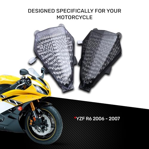 Feu arrière LED YZF R6 2006 2007 branchement sans modification Plug & Play
