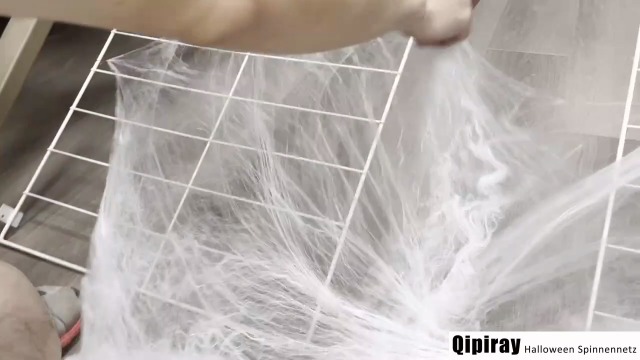 3,6 M Riesiges Halloween-Spinnennetz - Handgeknüpft Aus Baumwolle Für Innen & Außen