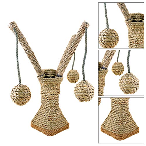 Balacoo – Haste de arranhão de sisal de gatinho para gatos e árvores, brinquedo interativo