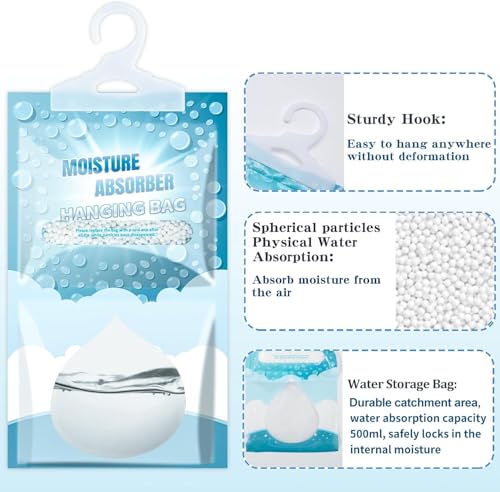 Paquetes absorbentes de humedad - 40% de descuento, 12 bolsas deshumidificadoras - Image 3