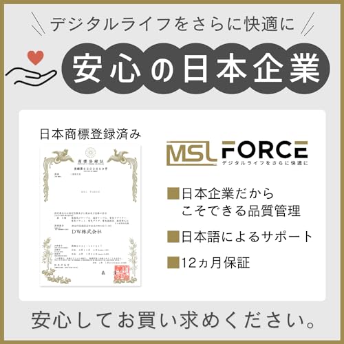 MSL FORCE LANケーブル CAT8 ec8-f-r 0.5m