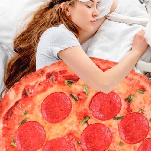 Manta de pizza para picnics al aire libre y tardes de relax en el sofá 5