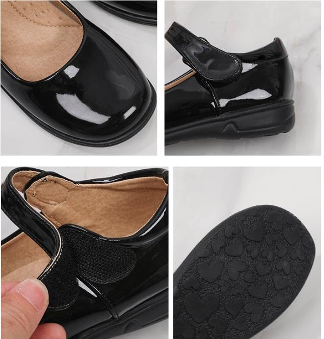 Little Big Girls Performance School Uniform Dress Mary Jane Flats Shoes Ballet Flats for Girl Party2
