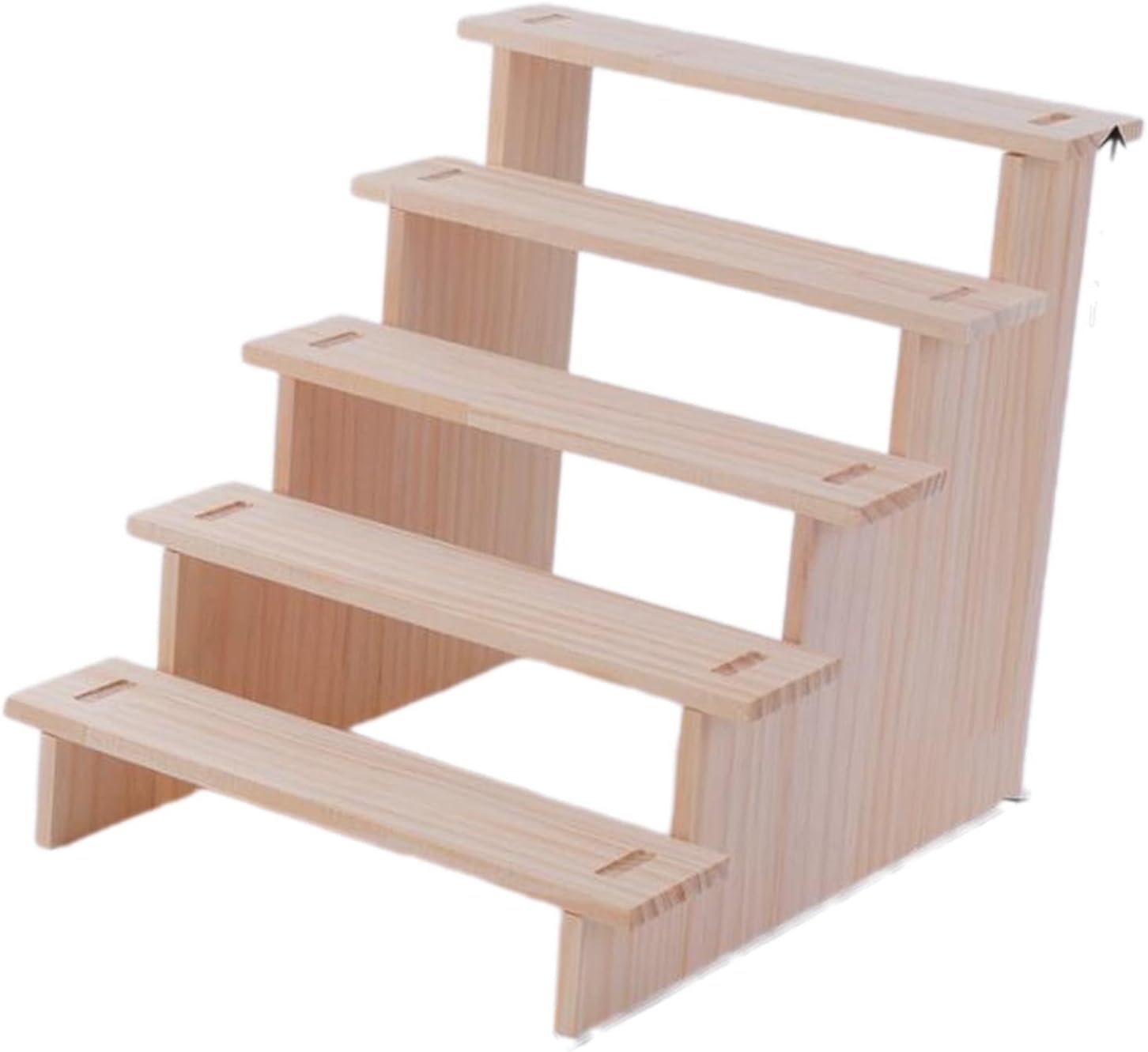 Handcrafted Wooden Display Stand for Showcasing Action Figures and Collectibles, 5 Layer